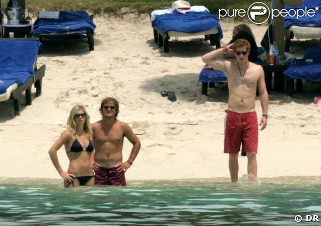 Le Prince Harry et Chelsy Davy lors de leurs vacances à l'Île Maurice