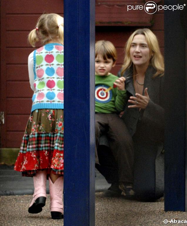 Kate Winslet, Mia Honey (de dos) et Joe Alfie 