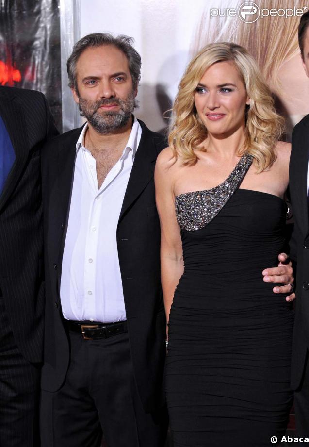 Sam Mendes et Kate Winslet lors des 66e Golden Globes 