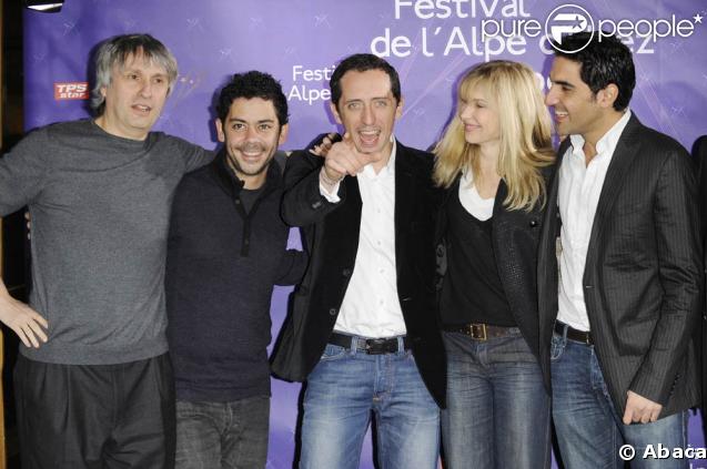 Manu Payet, Gad Elmaleh et Pascale Arbillot 