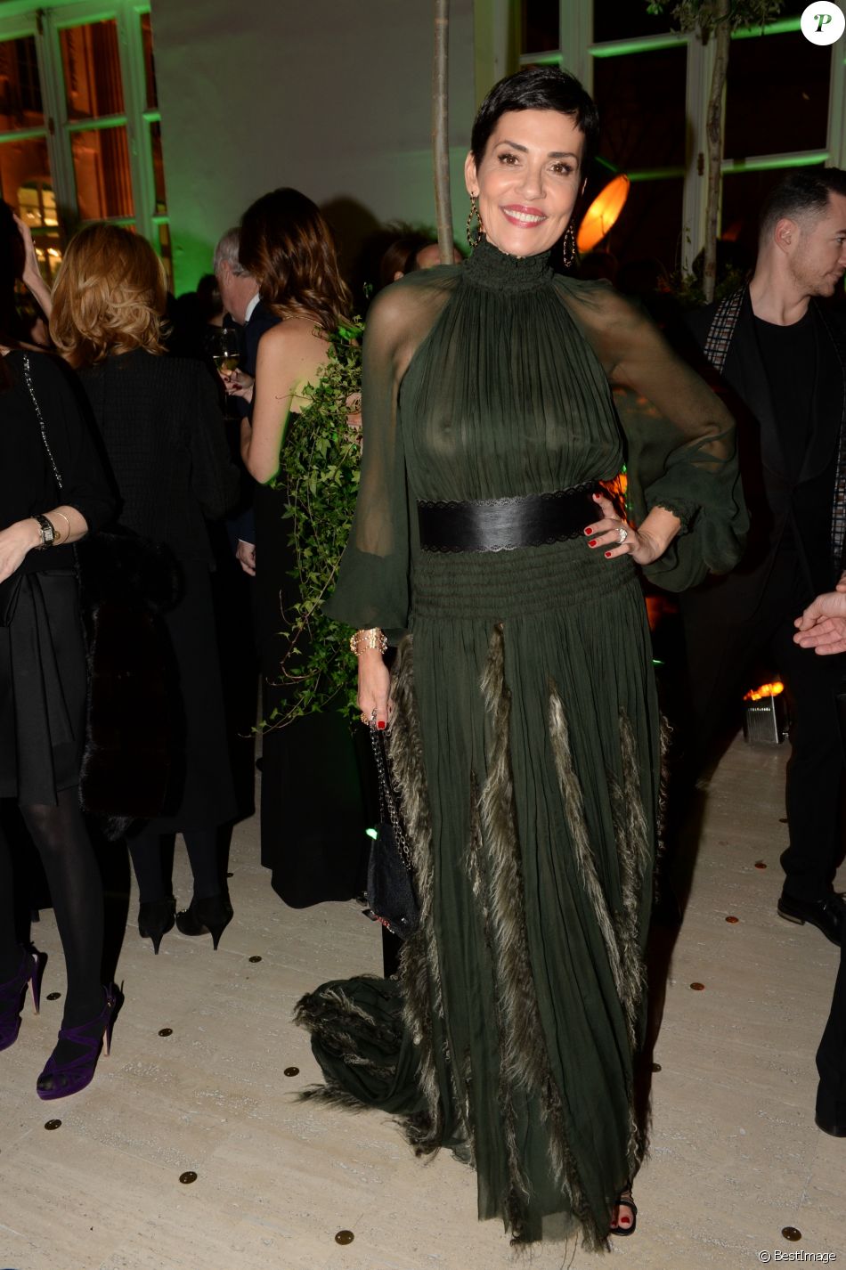 Cristina Córdula à la 15ème édition du "Dîner de la mode du Sidaction" au Grand Palais à Paris, le 26 janvier 2016. © Rachid Bellack/Bestimage