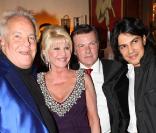 Ivana Trump et son nouveau petit-ami Julio Favaro, Massimo Gargia et Dominique Gallas 