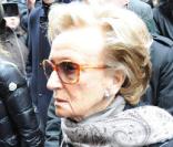 Bernadette Chirac au défilé Chanel