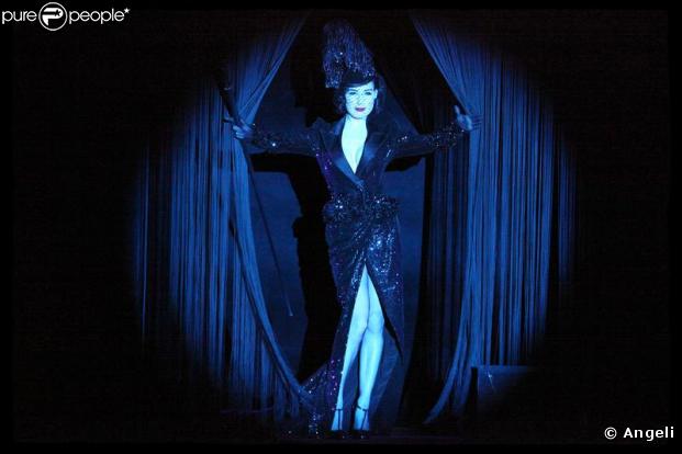 Dita Von Teese répète son show au Crazy Horse, le 28/01/09