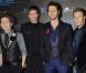 Les Take That : Gary Barlow, Mark Owen, Jason Orange, Howard Donald