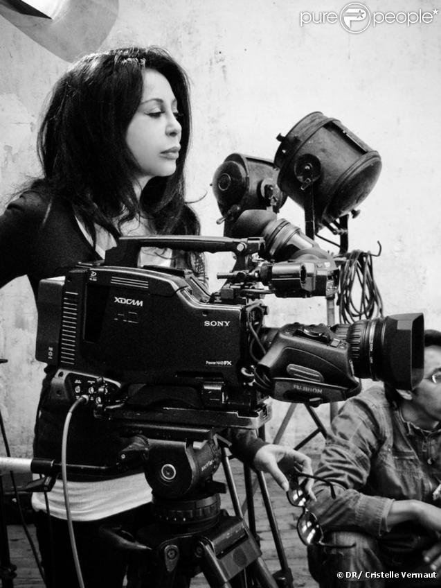 Yamina Benguigui sur le tournage d'Aïcha