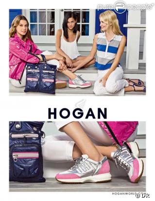 Elettra Rossellini Wiedemann et ses copines Poppy Delevingne et Leigh Lezark posent à Islamorada (Floride) pour Hogan...  