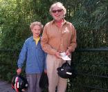Pierre Richard et son petit-fils Arthur Defays en 1999