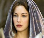 Liv Tyler sur le tournage du Seigneur des Anneaux en 2003 