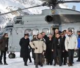 Arrivée de Nicolas Sarkozy à Val d'Isère 