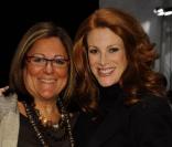 Angie Everhart et Fern Mallis à la Fashion Week, à New York ! 16/02/09