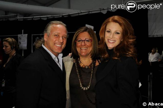 Mark Baker, Fern Mallis et Angie Everhart à la Fashion Week, à New York ! 16/02/09