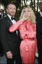 Madonna et Guy Ritchie en 2008 au Festival de Cannes