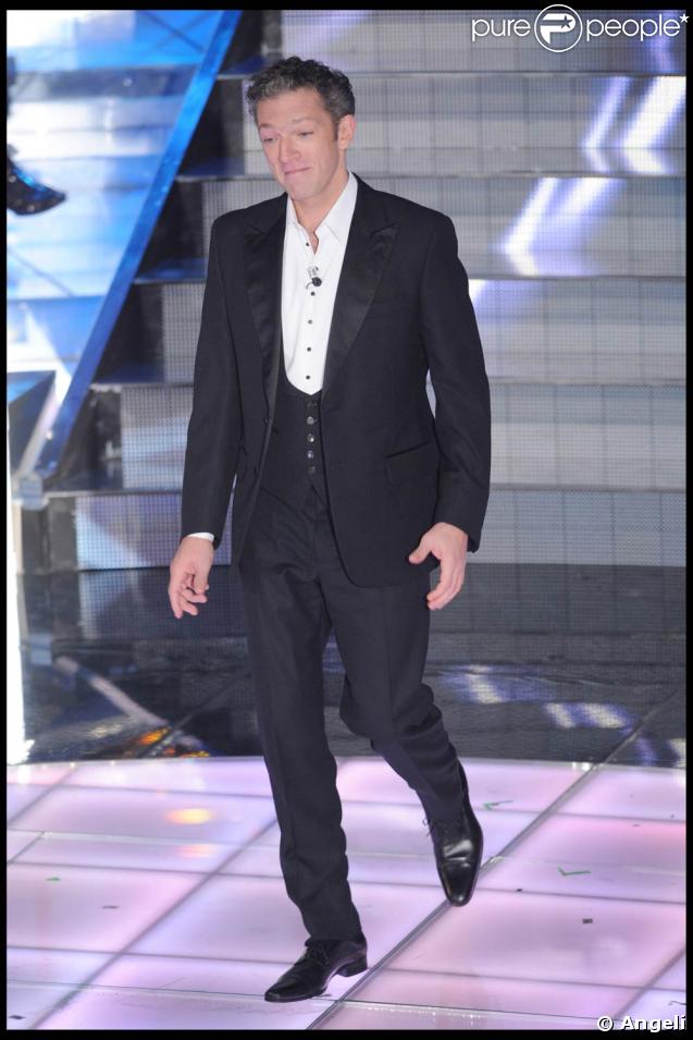 Vincent Cassel au Festival de la chanson italienne de San Remo