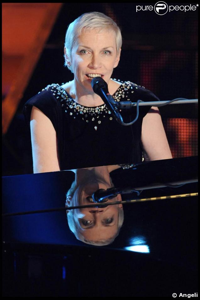 Annie Lennox au Festival de la chanson italienne de San Remo