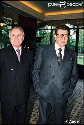 Pierre Bergé et Yves Saint Laurent