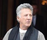 Dustin Hoffman à son arrivée à Paris, au Ritz