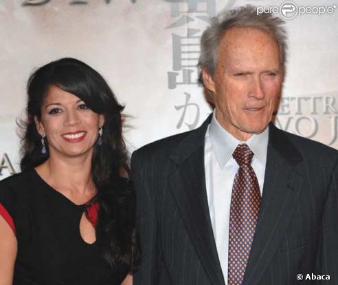 Clint Eastwood et sa femme Dina Ruiz