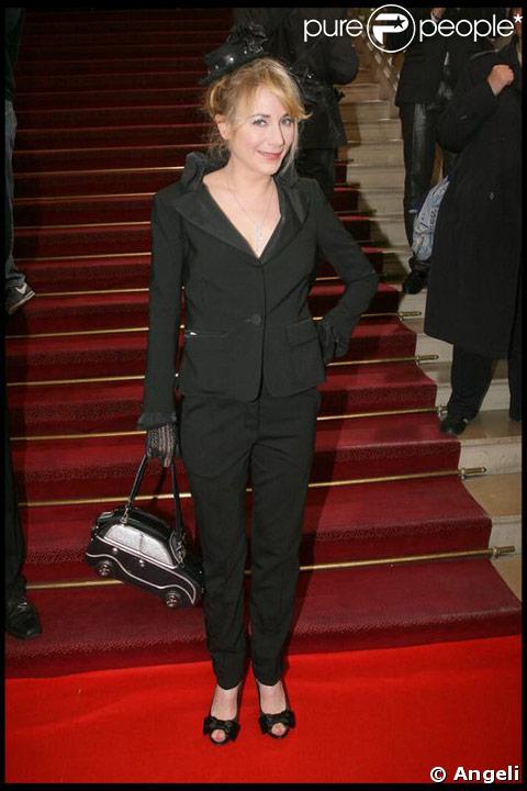 Julie Dapardieu au Chatelet pour la cérémonie des César 2009