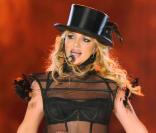 Britney Spears lors de son come-back en novembre 2008 en Allemagne. 