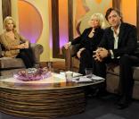 Charlize Theron, Richard et Judy au Cactus TV Studios de Kennington, à Londres, le 3 mars 2009, à l'occasion de la promotion de 