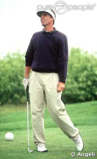 Ivan Lendl durant le tournoi Proximus pro celebrities Golf Cup en 1997 en Belgique 