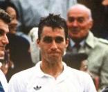 Ivan Lendl, vainqueur du tournoi de Roland-Garros en 1987 devant Mats Wilander 