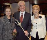 Jean-Loup Dabadie, avec Simone Veil et Hélène Carrère d'Encausse 