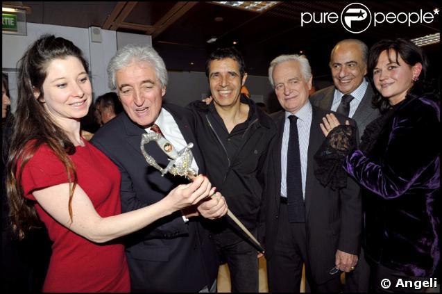 Jean-Loup Dabadie, Julien Clerc, Philippe Labro et Pierre Benichou 