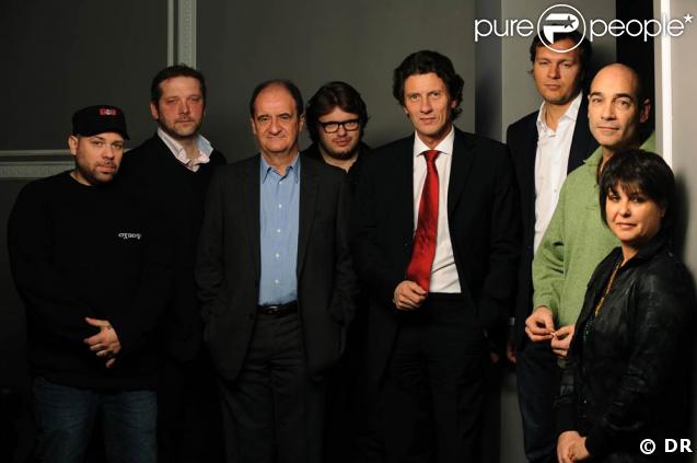 Olivier Megaton, David Dargaud, Pierre Lescure, Edouard Rostand, Patrice Franke, O. Nusse, Jean-Marc Barr et Pascale Faure, pour les Audi Talents Awards.