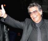 Roberto Cavalli en grande forme pour l'inauguration de la boutique Cavalli samedi soir à Paris