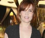 Emmanuelle Seigner, très élégante pour l'ouverture de la boutique Cavalli à Paris samedi soir 