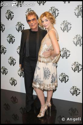 Clotilde Courau à l'inauguration de la soirée Cavalli samedi soir à Paris