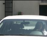 Michelle Rodriguez dans sa voiture