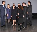 Letizia d'Espagne et son mari accompagnent le président allemand et son épouse lors d'une visite du Prado à Madrid, le 13/03/09