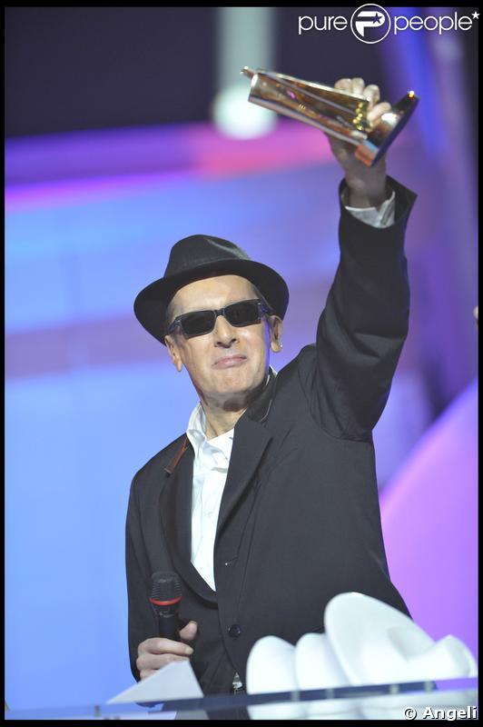 Alain Bashung aux dernières Victoires de la Musique 