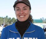 Martina Hingis au soleil du Portugal, en mars 2009, fan de sport équestre.