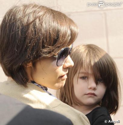 Katie Holmes et Suri en balade à Beverly Hills