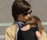 Katie Holmes et Suri en balade à Beverly Hills