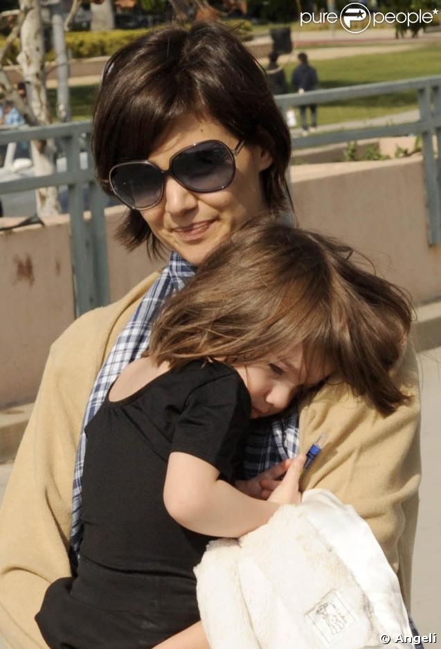Katie Holmes et Suri en balade à Beverly Hills