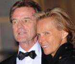 Bernard Kouchner et sa femme Christine Ockrent à l'Elysée hier soir pour un dîner en l'honneur du président libanais