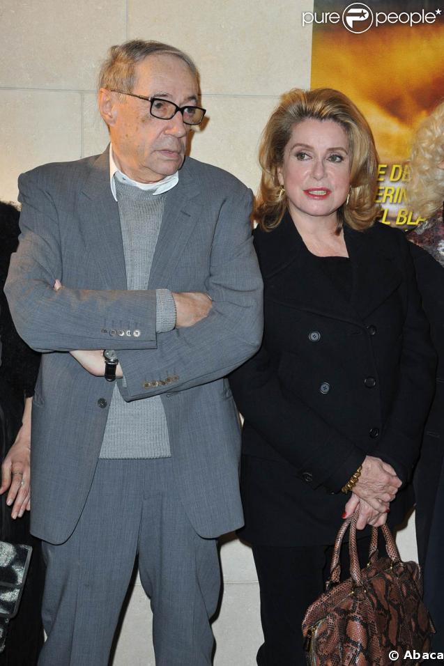 André Téchiné et Catherine Deneuve à la Cinémathèque Française, à Bercy, à l'occasion de l'avant-première de 