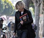 Meg Ryan dans les rues de Los Angeles, hier