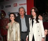Alain Delon, sa fille et Anne Goscinny