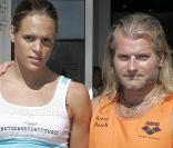 Laure Manaudou et Philippe Lucas (ici ensemble en 2004) se sont bien croisés à Dunkerque. Mais rien de particulier à signaler pour l\'instant...