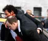 Clive Owen ensanglanté sur le tournage de The International