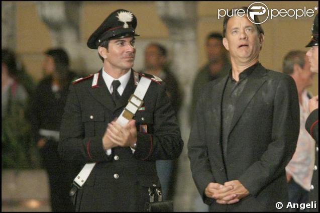 Tom Hanks à Rome sur le tournage de 