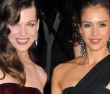 Milla Jovovich et Jessica Alba absolument sublimes, lors de la grande soirée Museum Dance 2009, à Central Park West, à New York, le 26 mars 2009 !