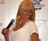 Pamela Anderson au défilé du designer Richie Rich