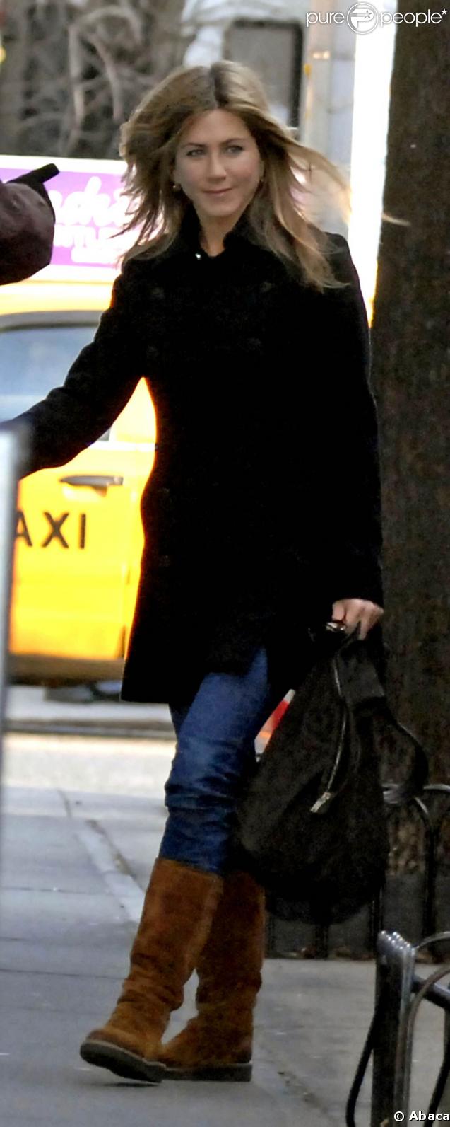 Jennifer Aniston sur le tournage new-yorkais de 